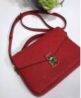 Сумка Louis Vuitton Pochette Metis Empreinte Red